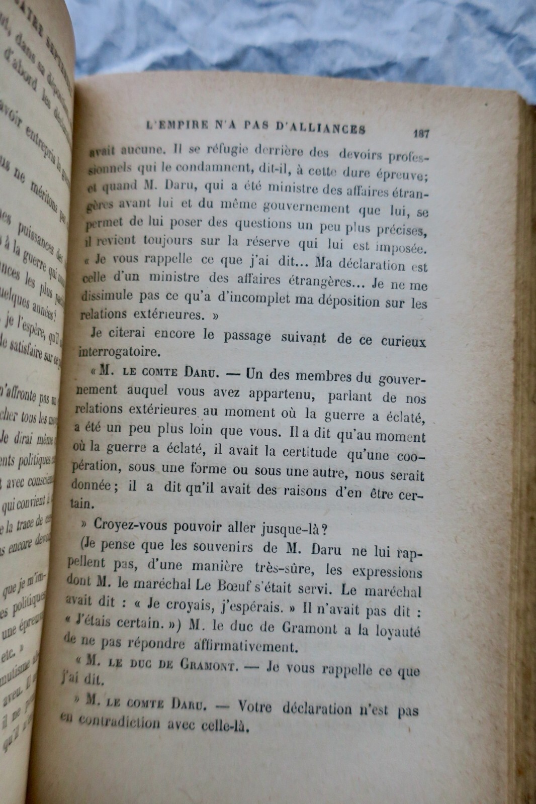 Souvenirs du quatre septembre – Origine et chute du second empire – 1876 - La Librairie Antique