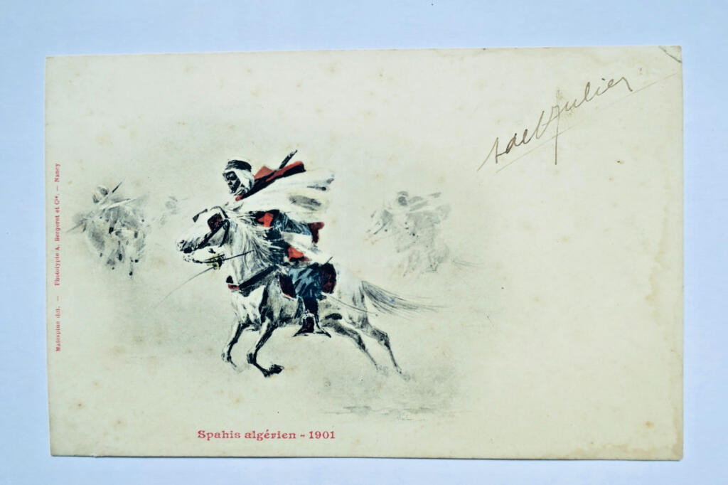 Algerian Spahis military illustration