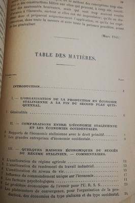 Stalin's Economic Production Organization