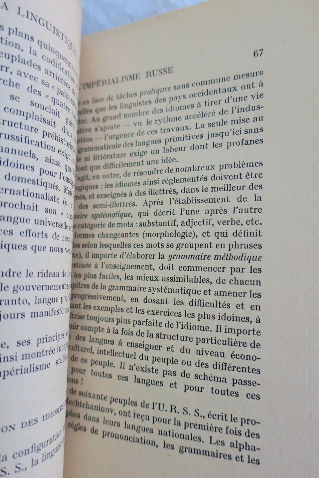 Stalin: Linguistik und russischer Imperialismus<span class="lla-card-orig-wrap"><span class="lla-card-orig">❦ Staline La linguistique et l’impérialisme russe</span></span> - La Librairie Antique