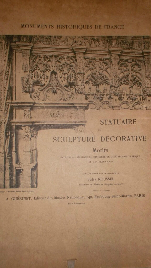 French Decorative Sculpture: Archive Motifs