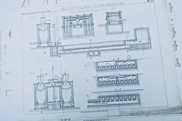 Steel Manufacturing On Site In The United States 1886