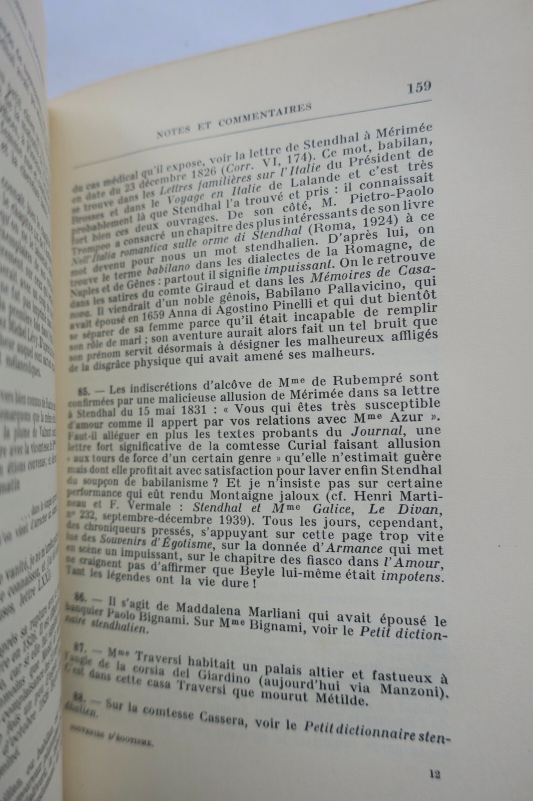 Reflections on Egoism<span class="lla-card-orig-wrap"><span class="lla-card-orig">❦ Stendhal (1783-1842) Souvenirs d’égotisme 1950</span></span> - La Librairie Antique