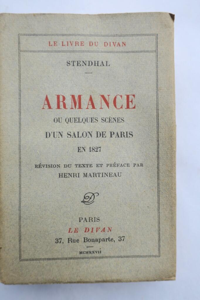 Armance: Szenen aus einem Pariser Salon