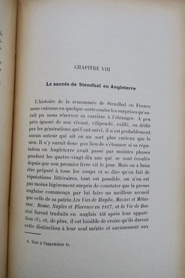 Exploration of Stendhal's relationship with England