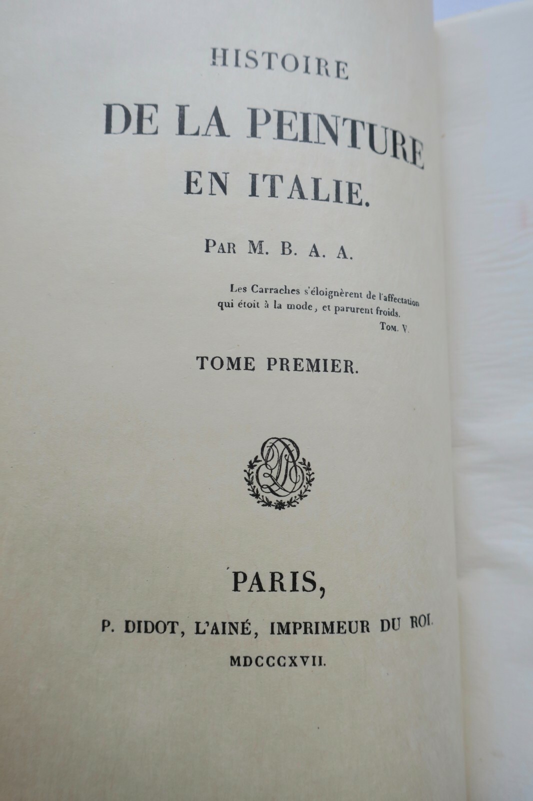 STENDHAL HISTOIRE DE LA PEINTURE EN ITALIE sur Arches nté 1924 – Image 7