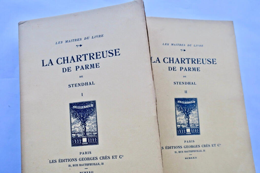 Stendhal La chartreuse de Parme / vélin