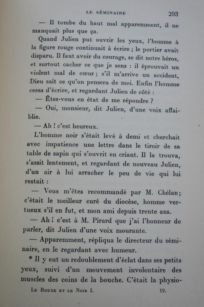 The Red and the Black - Premier Edition on Laid Paper