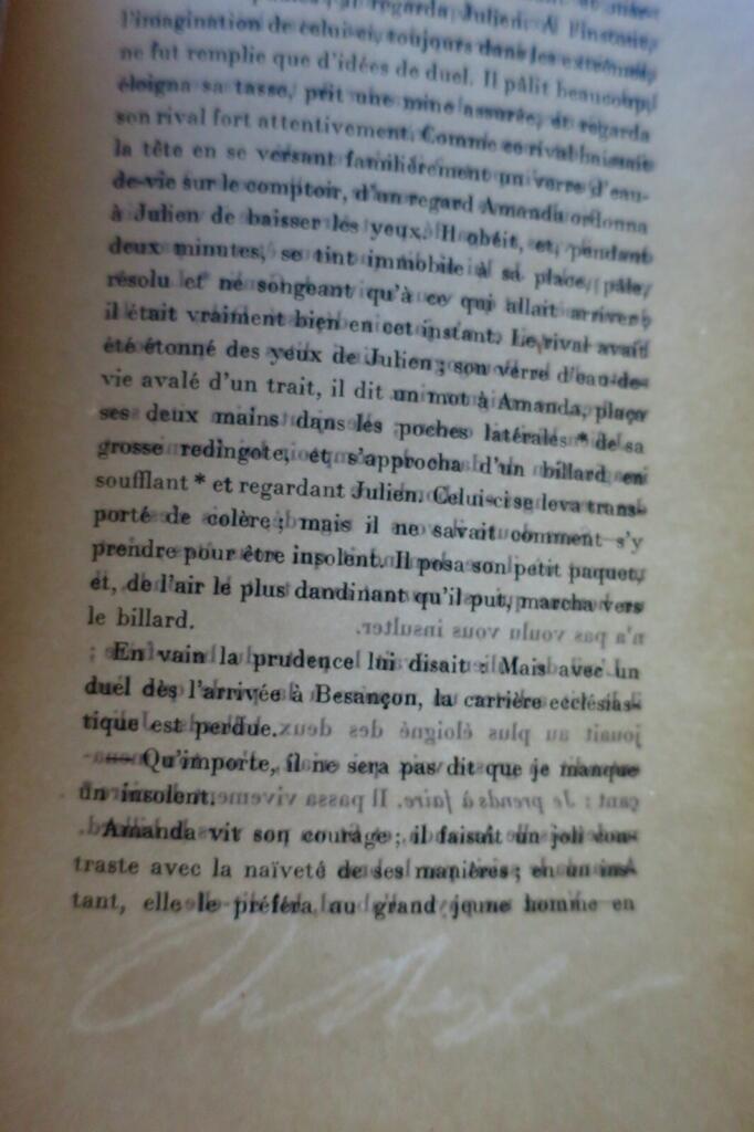 The Red and the Black - Premier Edition on Laid Paper