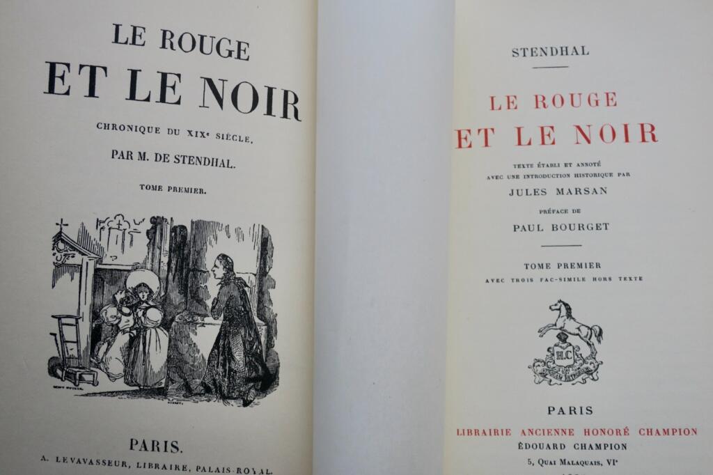 The Red and the Black - Premier Edition on Laid Paper