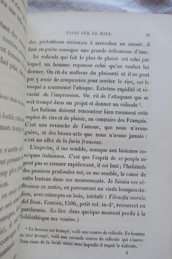STENDHAL Mélanges d&rsquo;Art et de Littérature 1867