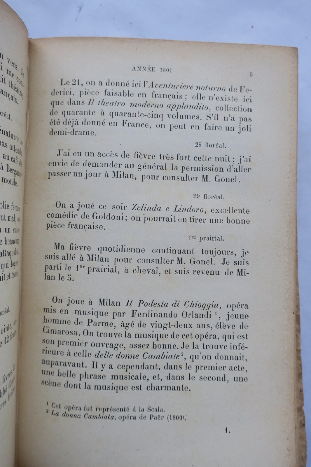 Stendhal's Personal Diary 1801-1814 - Image 6