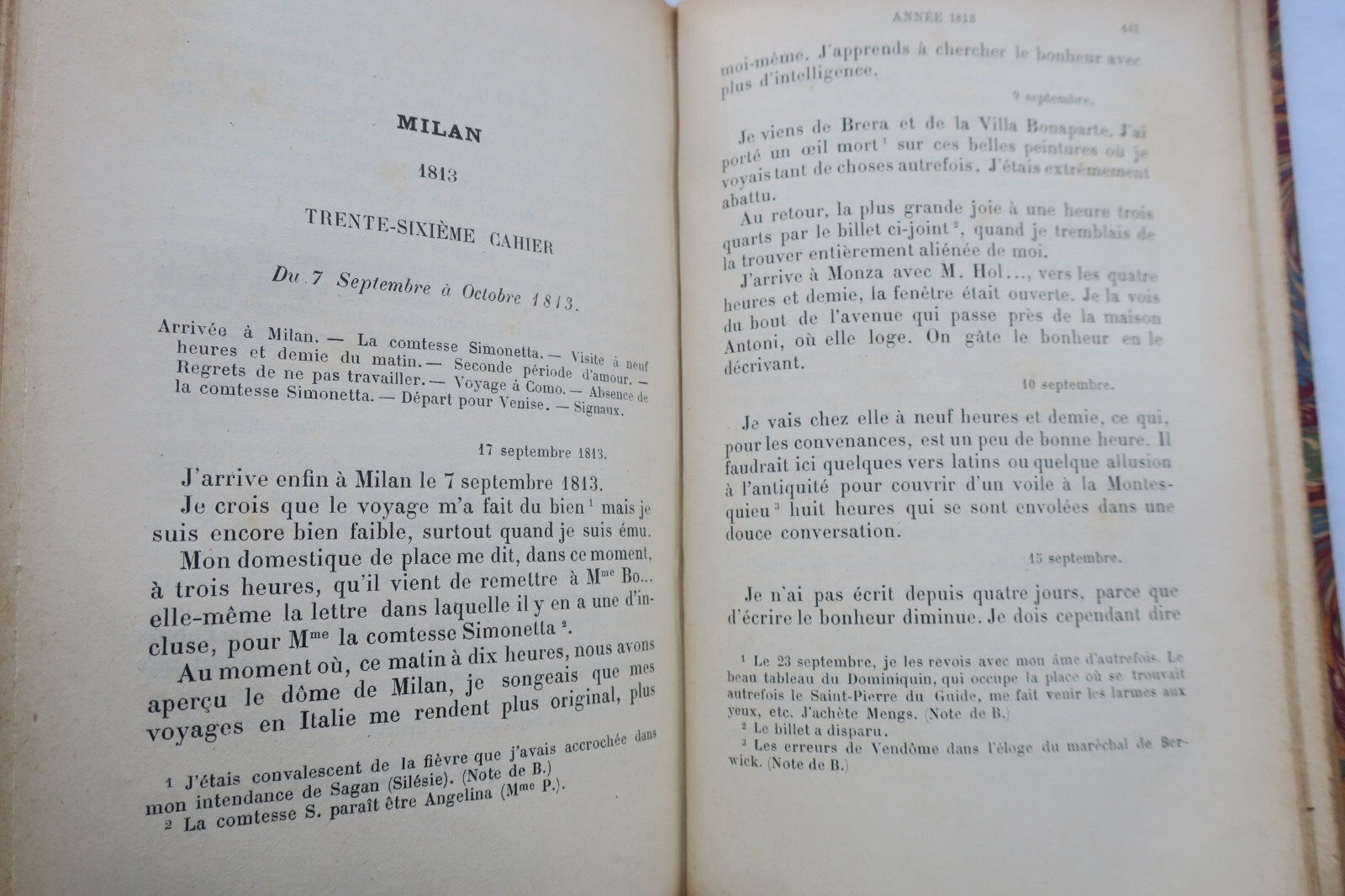 Stendhal's Personal Diary 1801-1814 - Image 9
