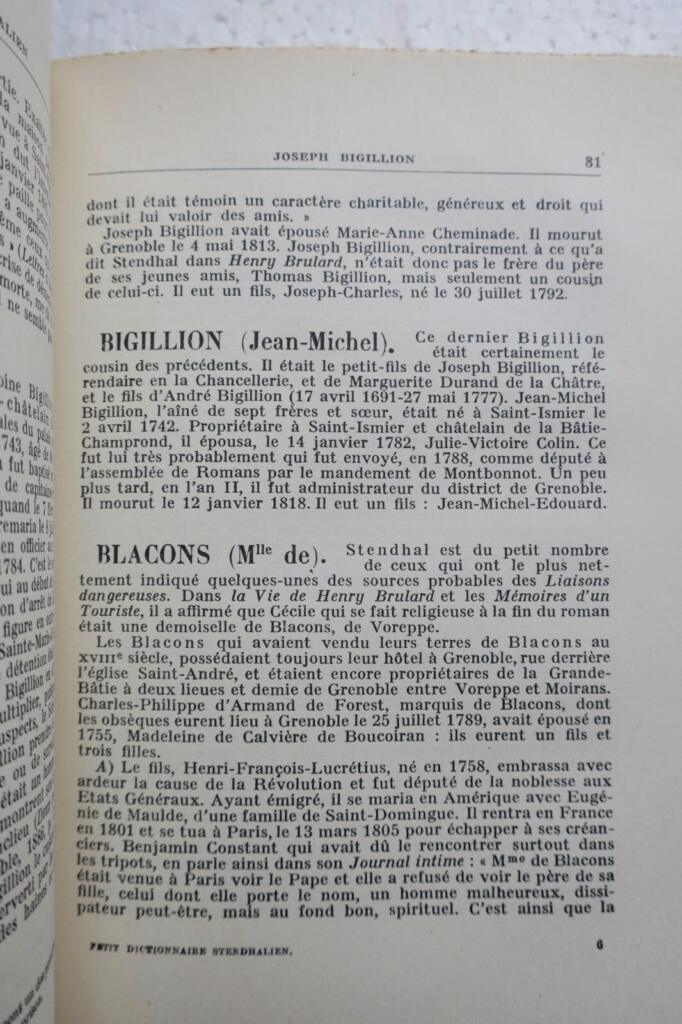 Stendhals Kompaktwörterbuch