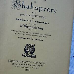 STENDHAL's view on Romanticism