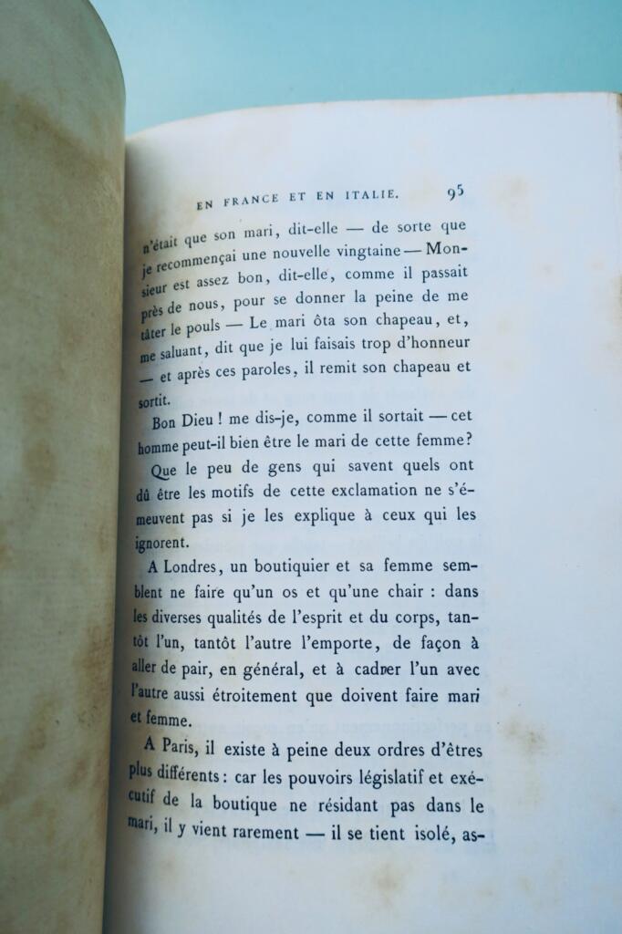 Sentimentale Reise durch Frankreich und Italien