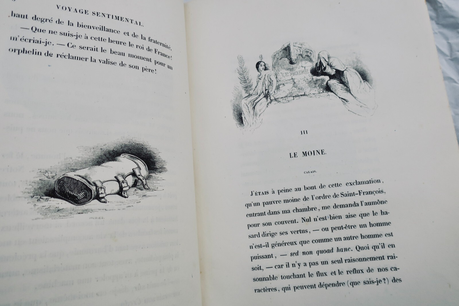 STERNE, traduit par JANIN J. Voyage Sentimental ill-Johannot - Image 8