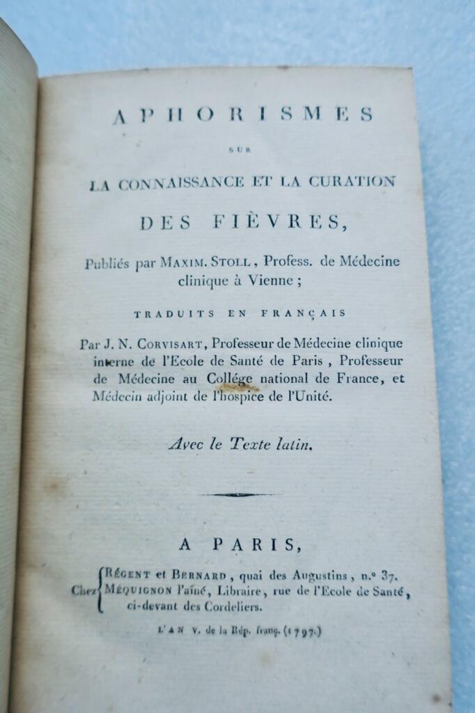 Medical aphorisms on fever diagnosis and treatment
