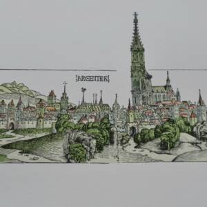 Strasbourg, héliogravures d'après divers documents 1493-1855