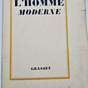 STROWSKI Fortunat L'homme moderne 1931 sur vélin nté