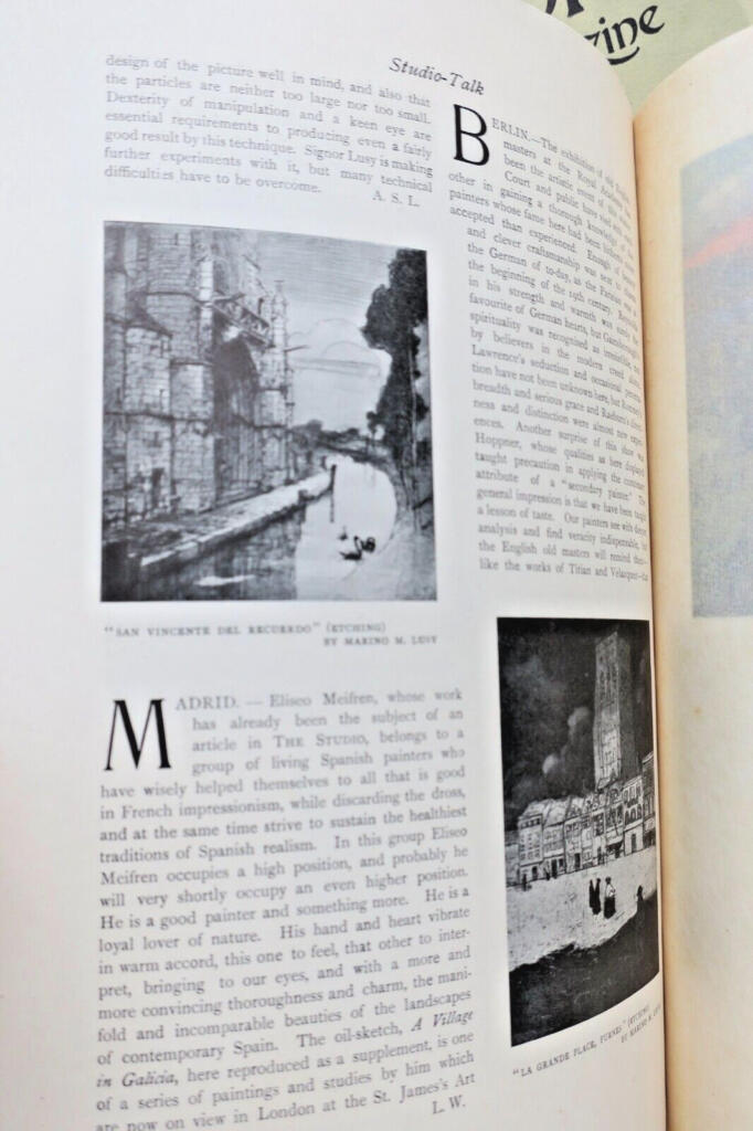 Art magazine highlighting craftsmanship