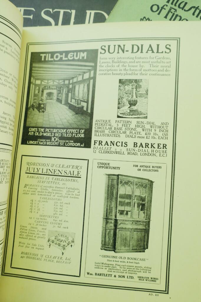STUDIO art & Crafts The Studio Magazine of Fine and Applied Art 1919-1920