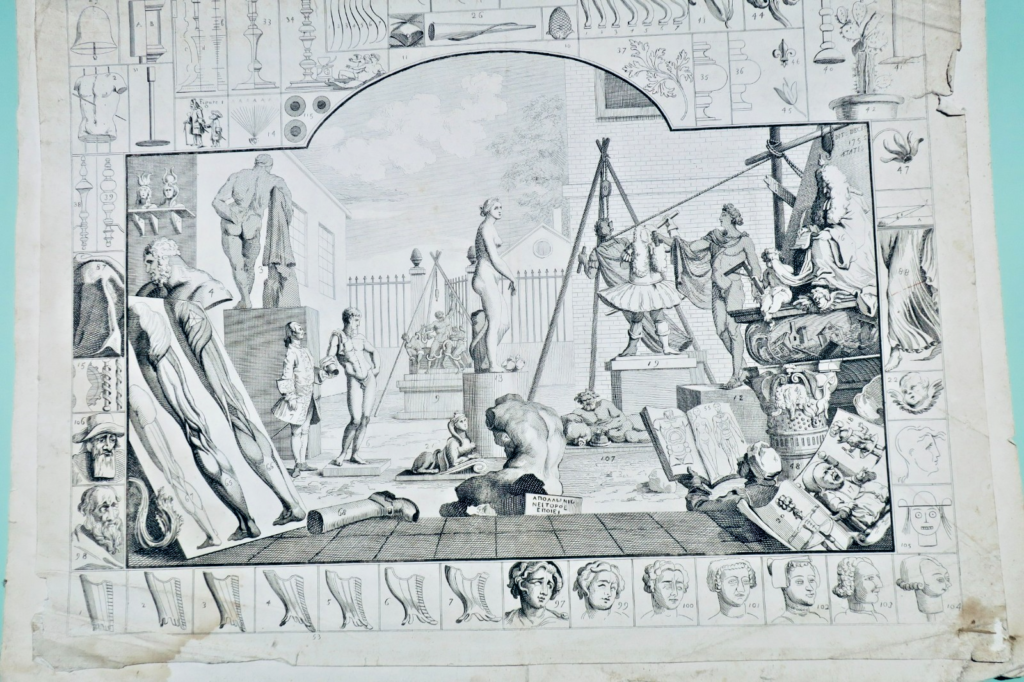 Künstlerstudium aus dem 18. Jahrhundert