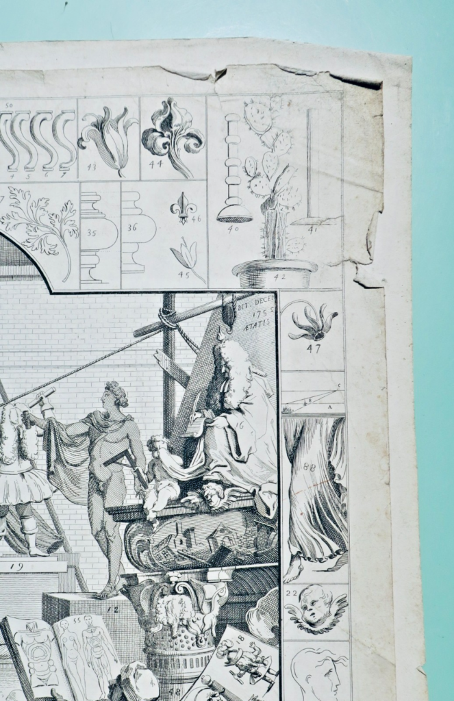 Künstlerstudium aus dem 18. Jahrhundert