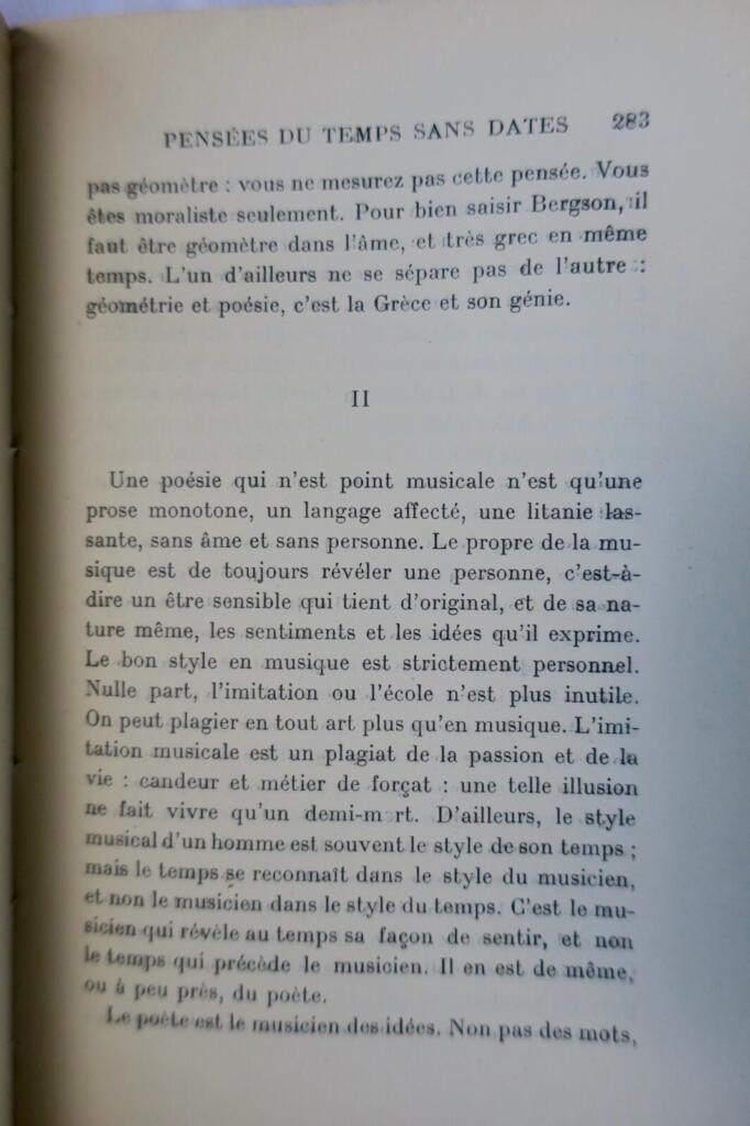 Suarès Sur la Vie Essais 1925