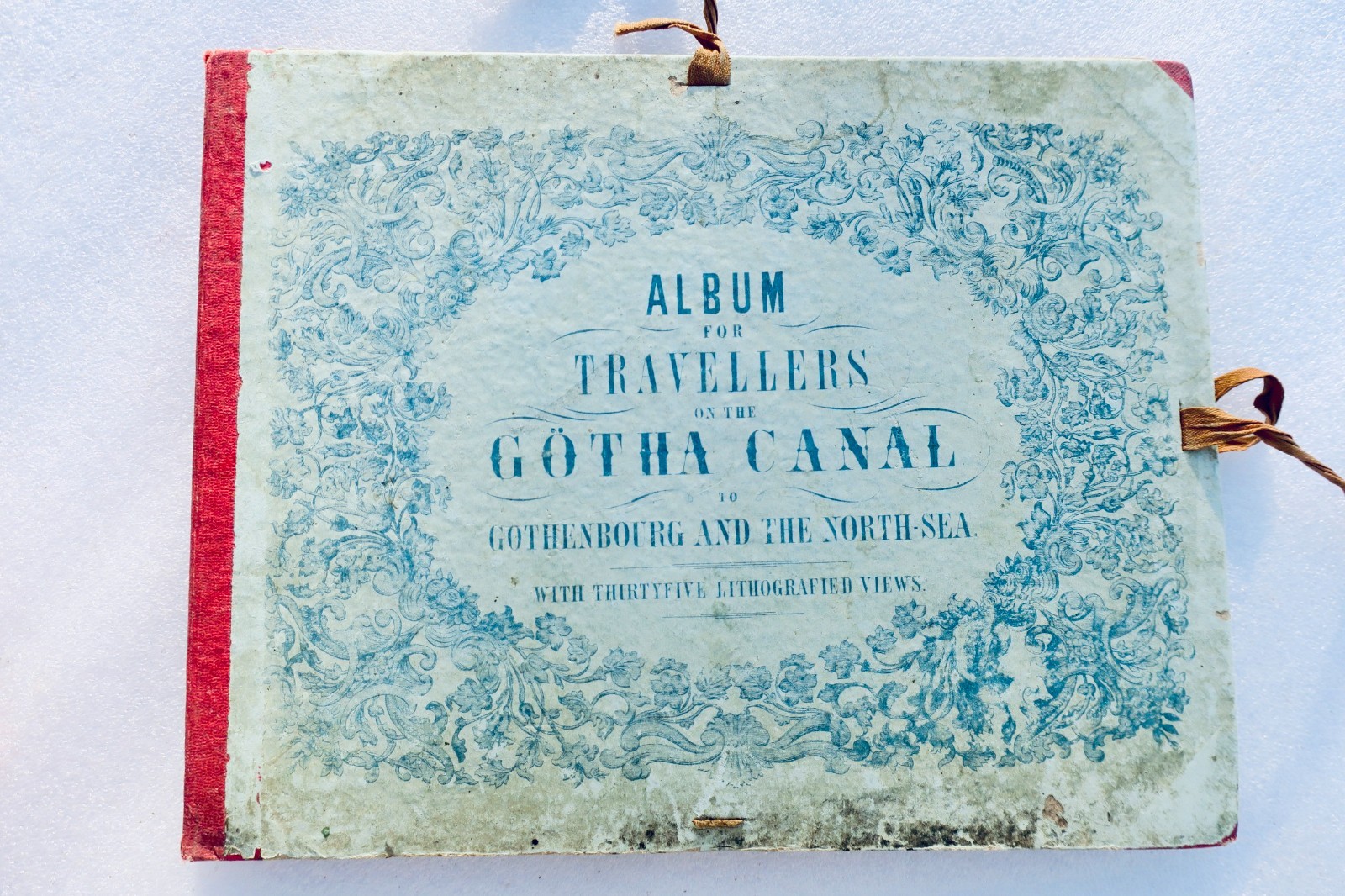 Álbum SUEDE GOTHA Para Viajeros En El Canal Götha 1858