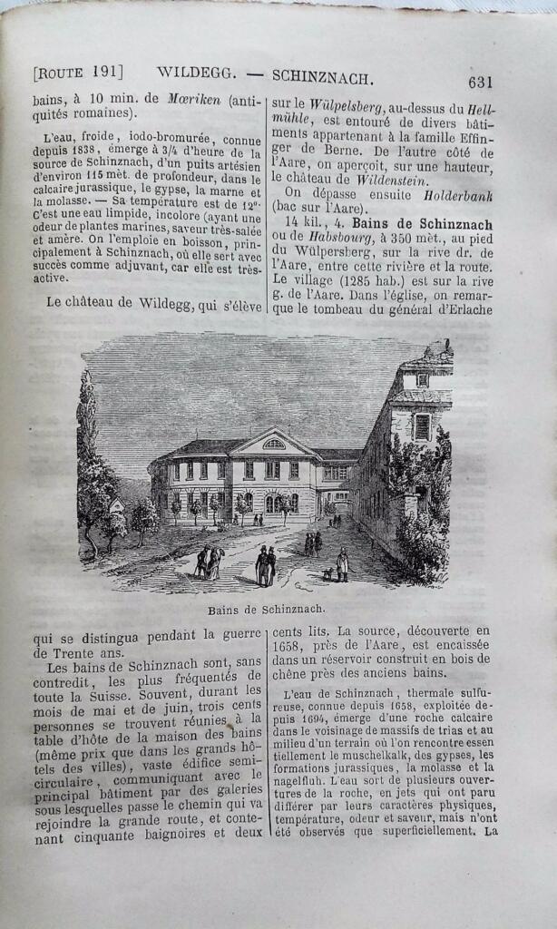 SUISSE JOANNE Itinéraire descriptif et historique de la Suisse 1865