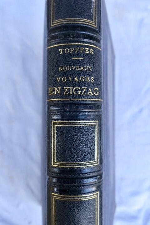 Reise durch die Schweiz<span class="lla-card-orig-wrap"><span class="lla-card-orig">❦ SUISSE TÖPFFER nouveaux voyages en Zigzag 1864</span></span> - La Librairie Antique