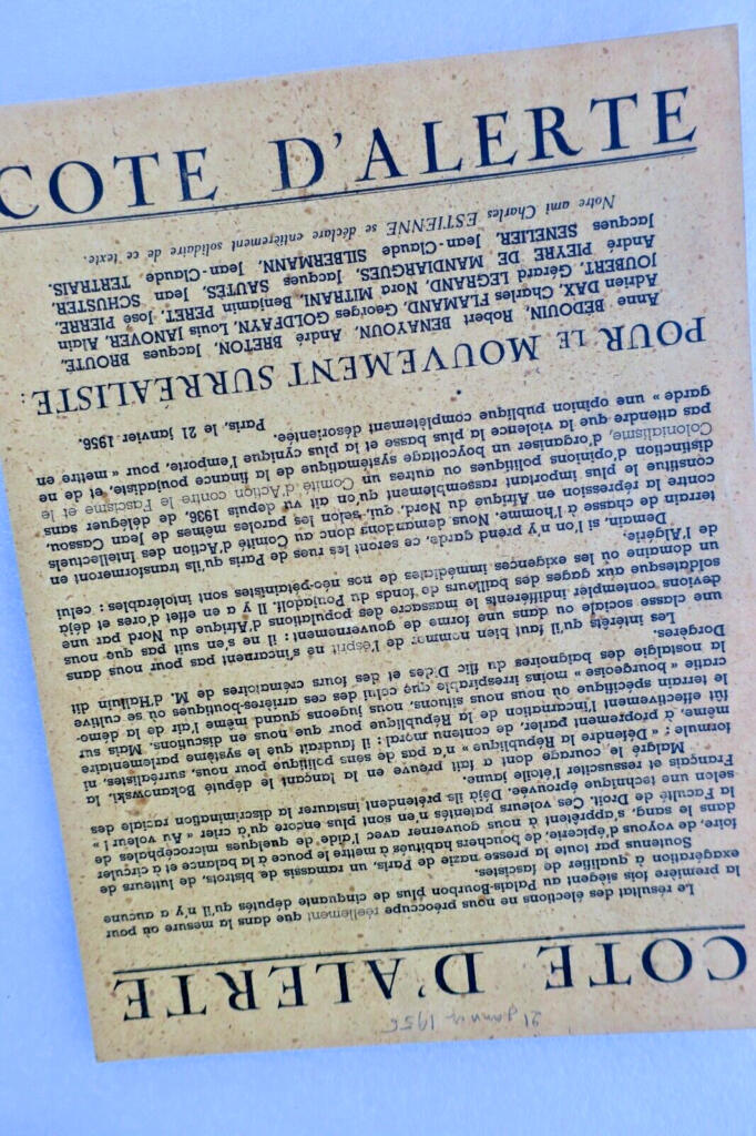 Surréalisme 1956 cote d&rsquo;alerte