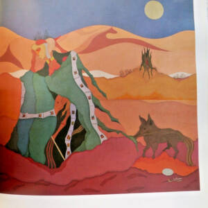 Surréalisme Camacho le philosophe dans le paysage Mansour