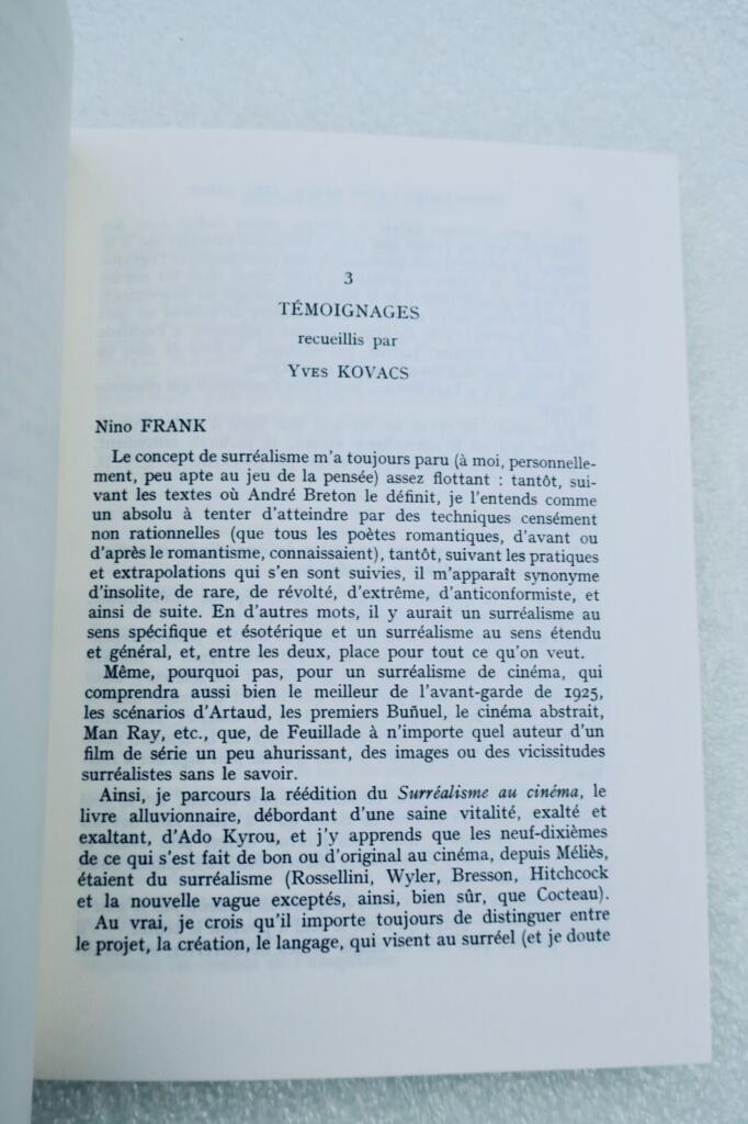 Surréalisme et Cinéma Études Cinematographiques