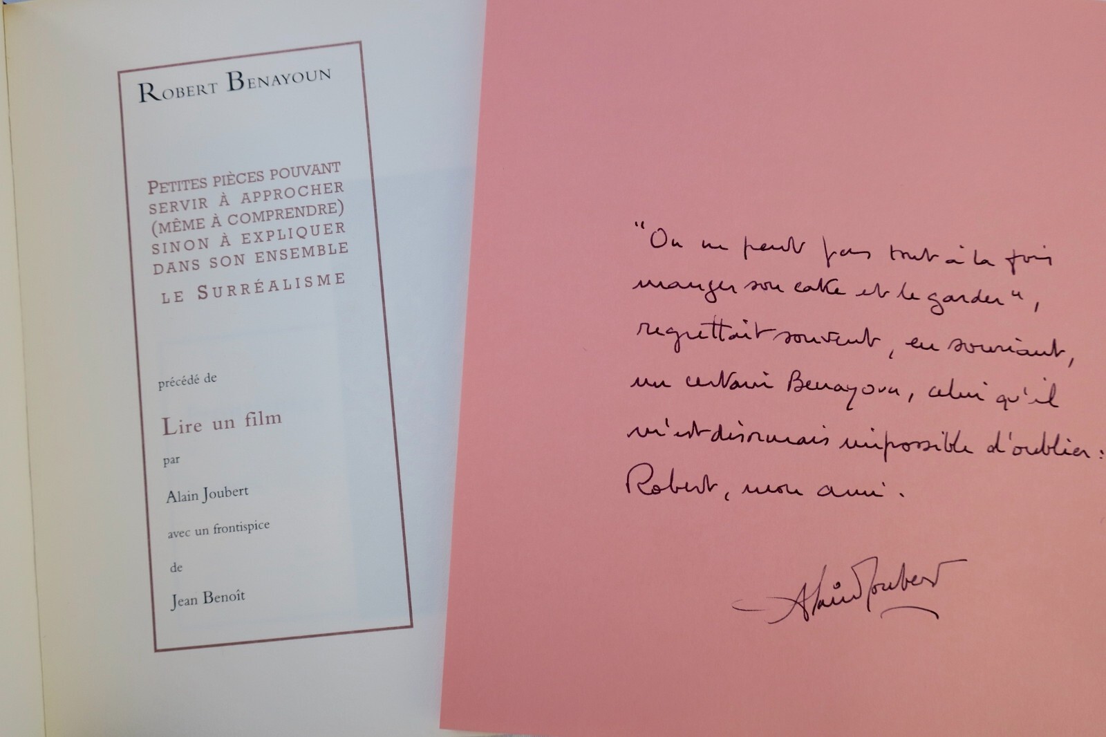 Surréalisme Petites pièces pouvant servir à approcher (même à comprendre) sinon - La Librairie Antique