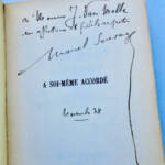 Surréalisme Sauvage Marcel. A soi-même accordé. Poèmes. Cicatrices - Voyage en a
