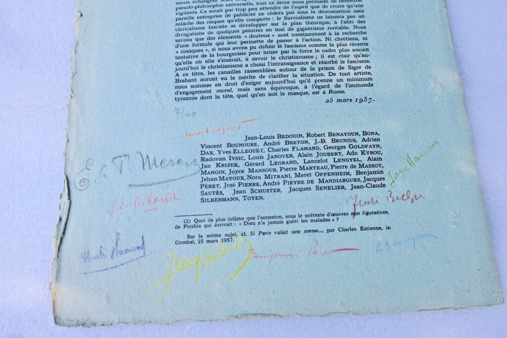 Surrealism Tract Surrealist Warning Shot 1957