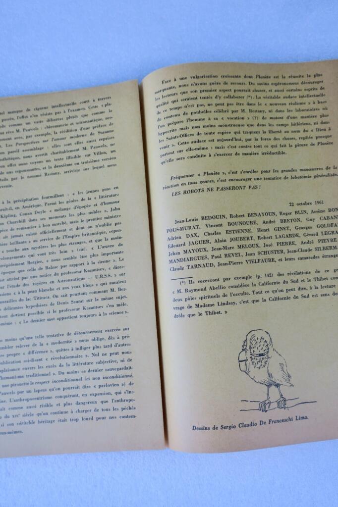 超现实主义宣言，巴黎1961年
