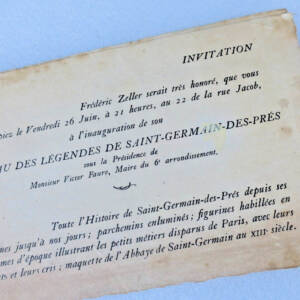 SURRÉALISTE BRETON sel du temps inauguration du "Caveau des légendes