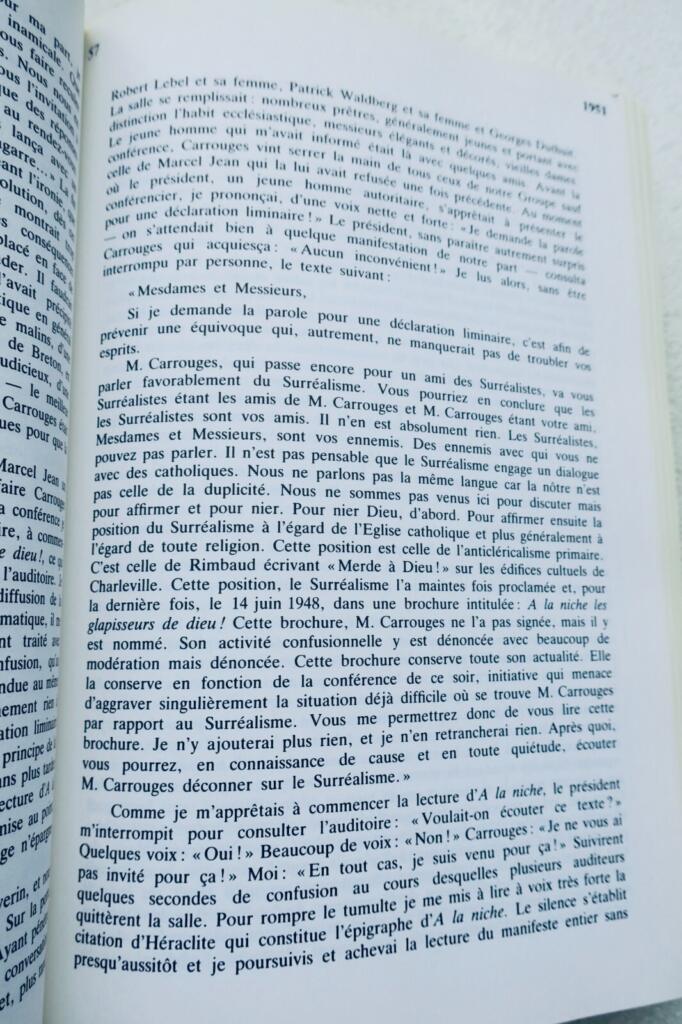 Surrealist tracts and collective declarations