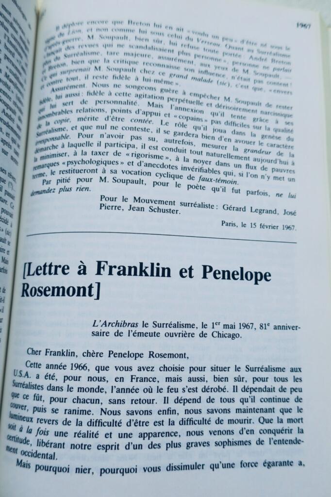 Surrealist tracts and collective declarations