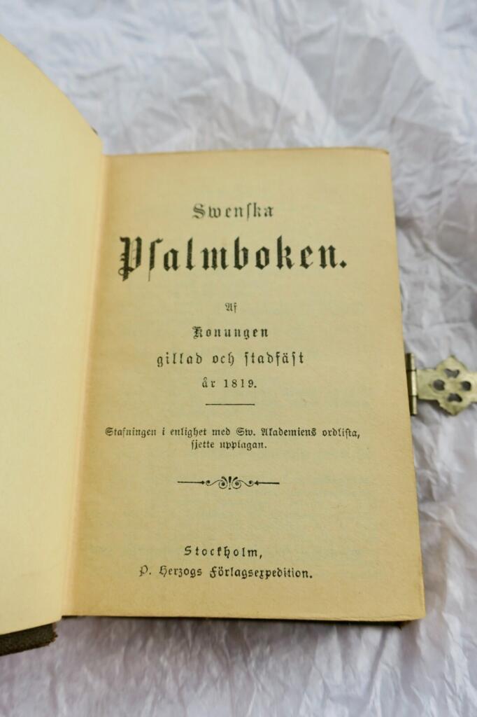 Schwedisches Psalmenbuch - Königlich genehmigt