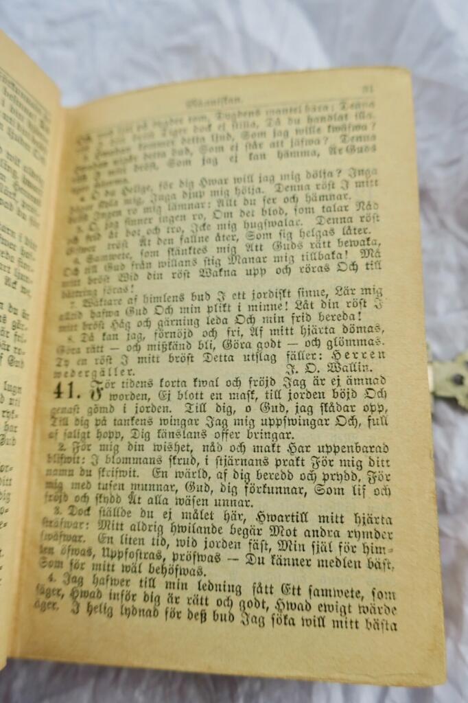 Schwedisches Psalmenbuch - Königlich genehmigt