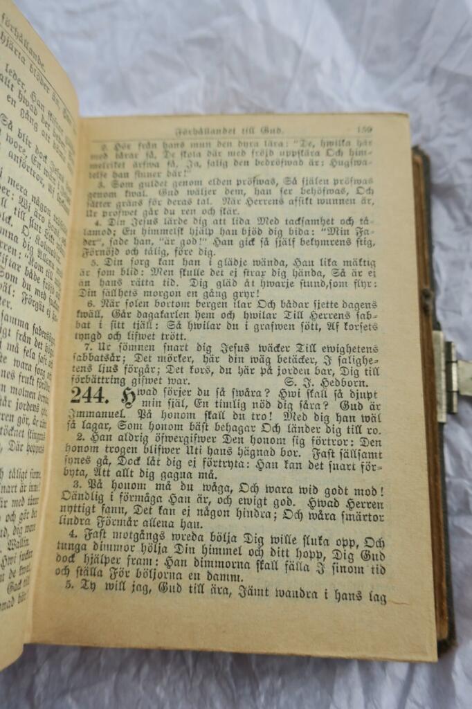 Schwedisches Psalmenbuch - Königlich genehmigt