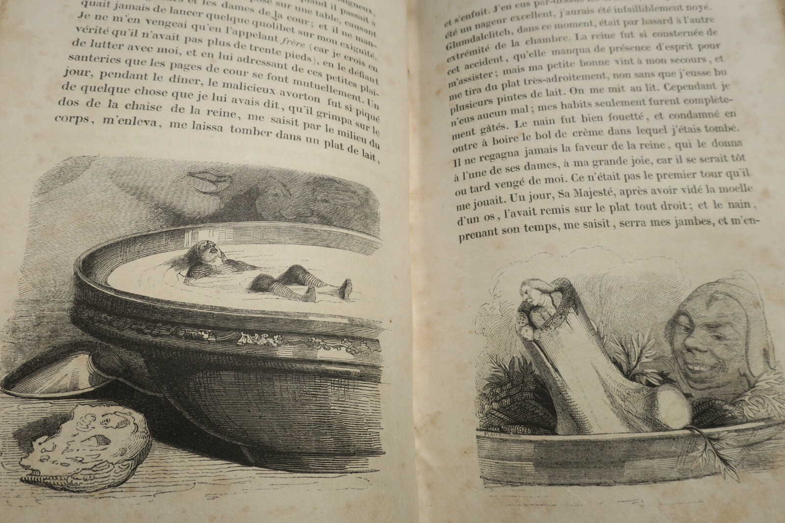 SWIFT Voyages de Gulliver dans les contrées lointaines 1838 Grandville – Image 8