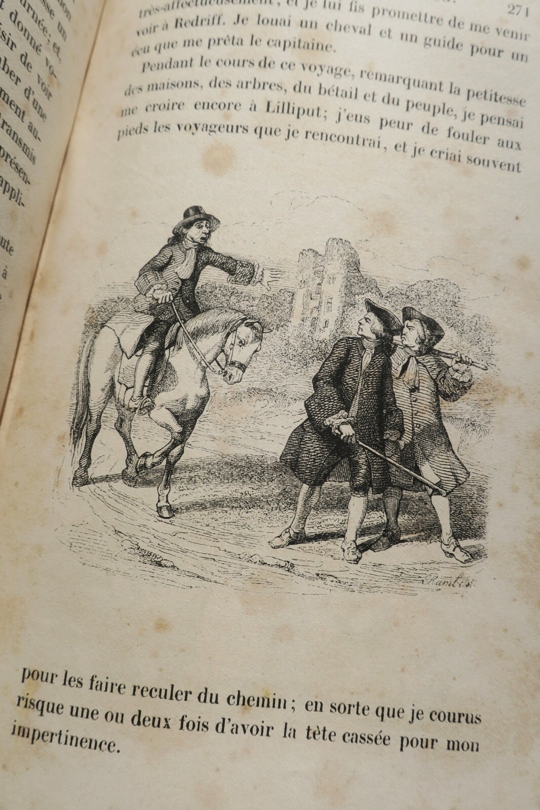 SWIFT Voyages de Gulliver dans les contrées lointaines 1838 Grandville – Image 6