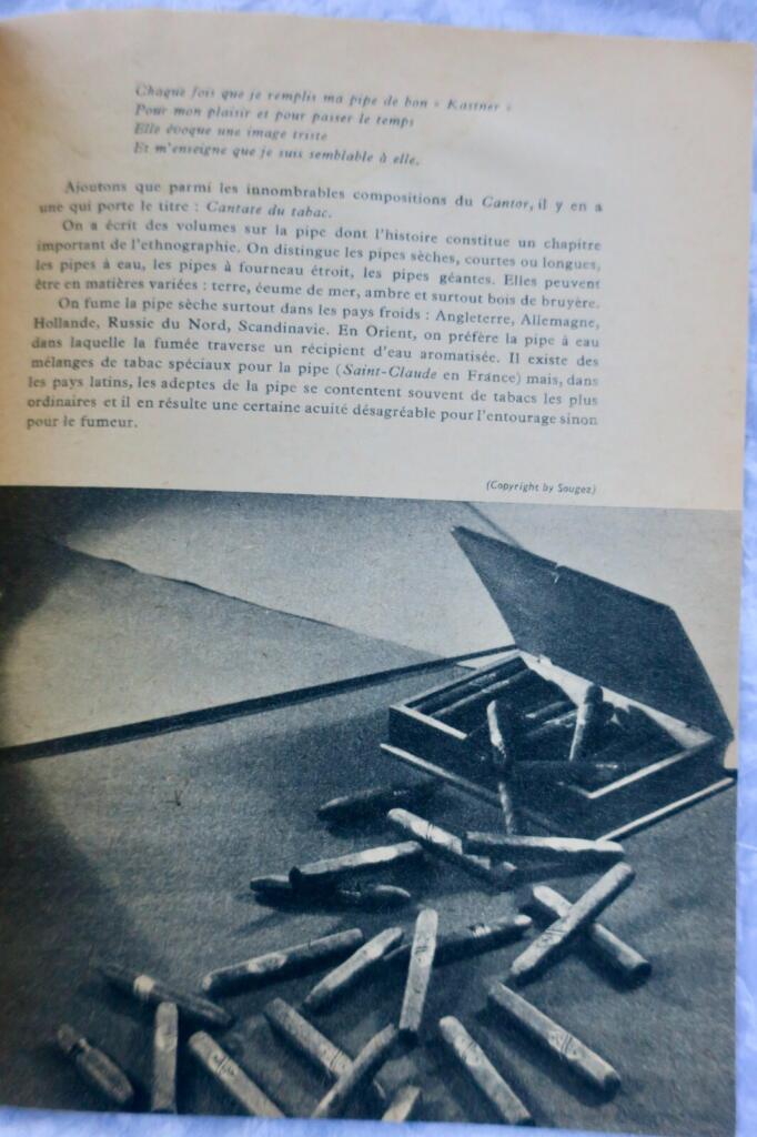 Französische Tabakdokumentation von 1952