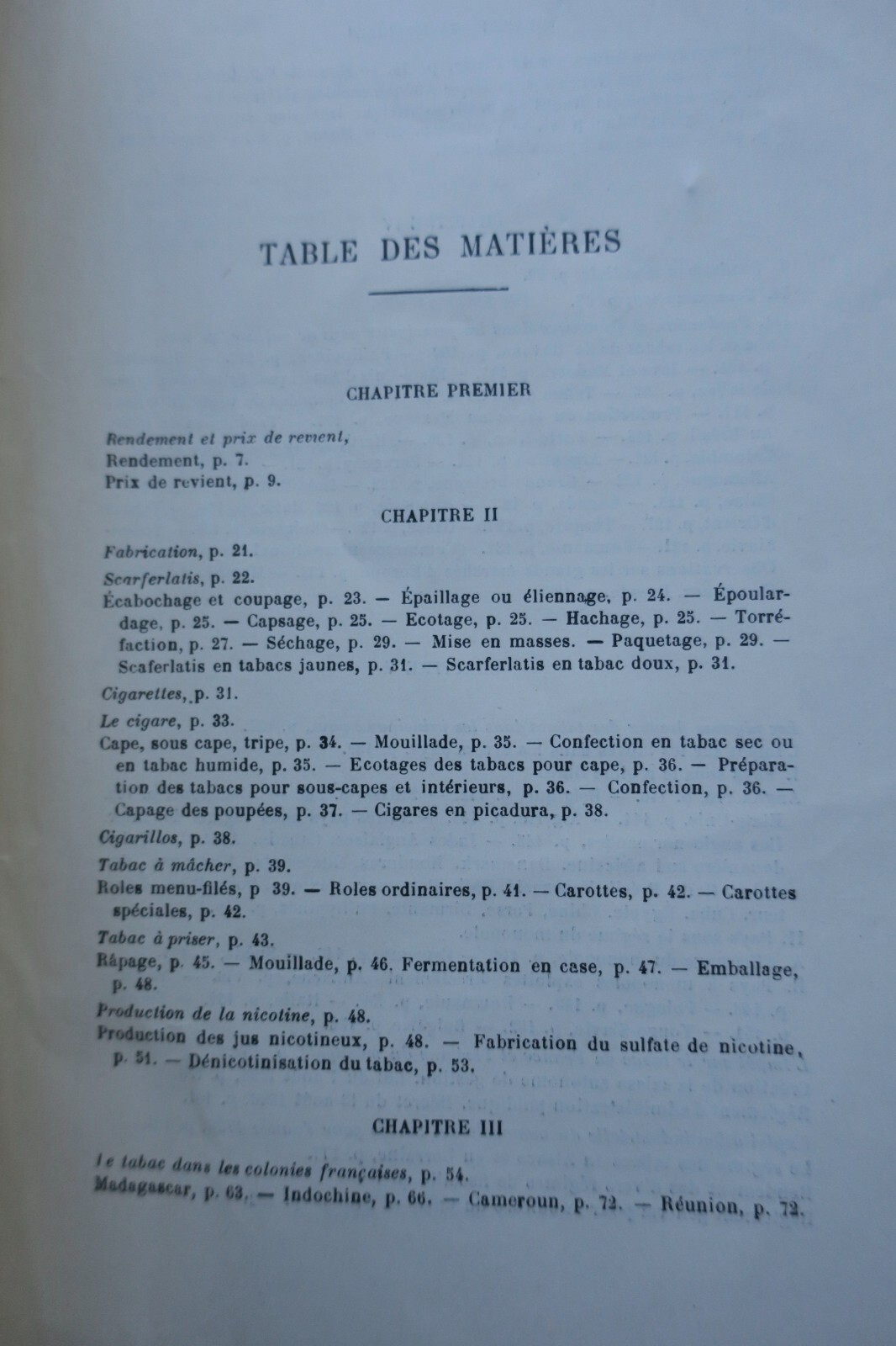 Tabac CAPUS LE TABAC 1930 - La Librairie Antique