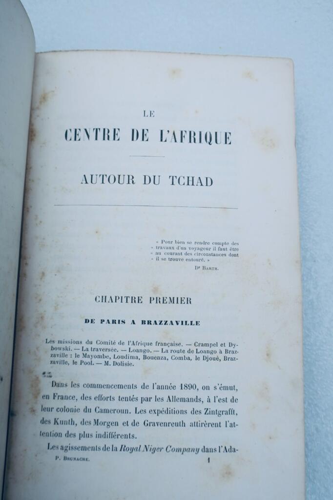 Exploration of Chad's Central Region